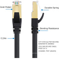 Rede RJ45 CAT8 Ethernet de 40 Gbps RJ45 Cabo Ethernet